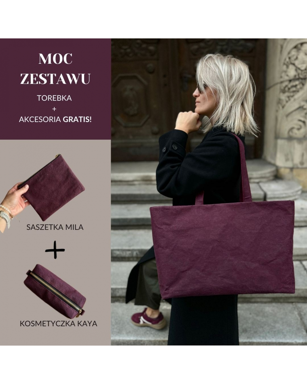 Zestaw 3w1: Shopperka...
