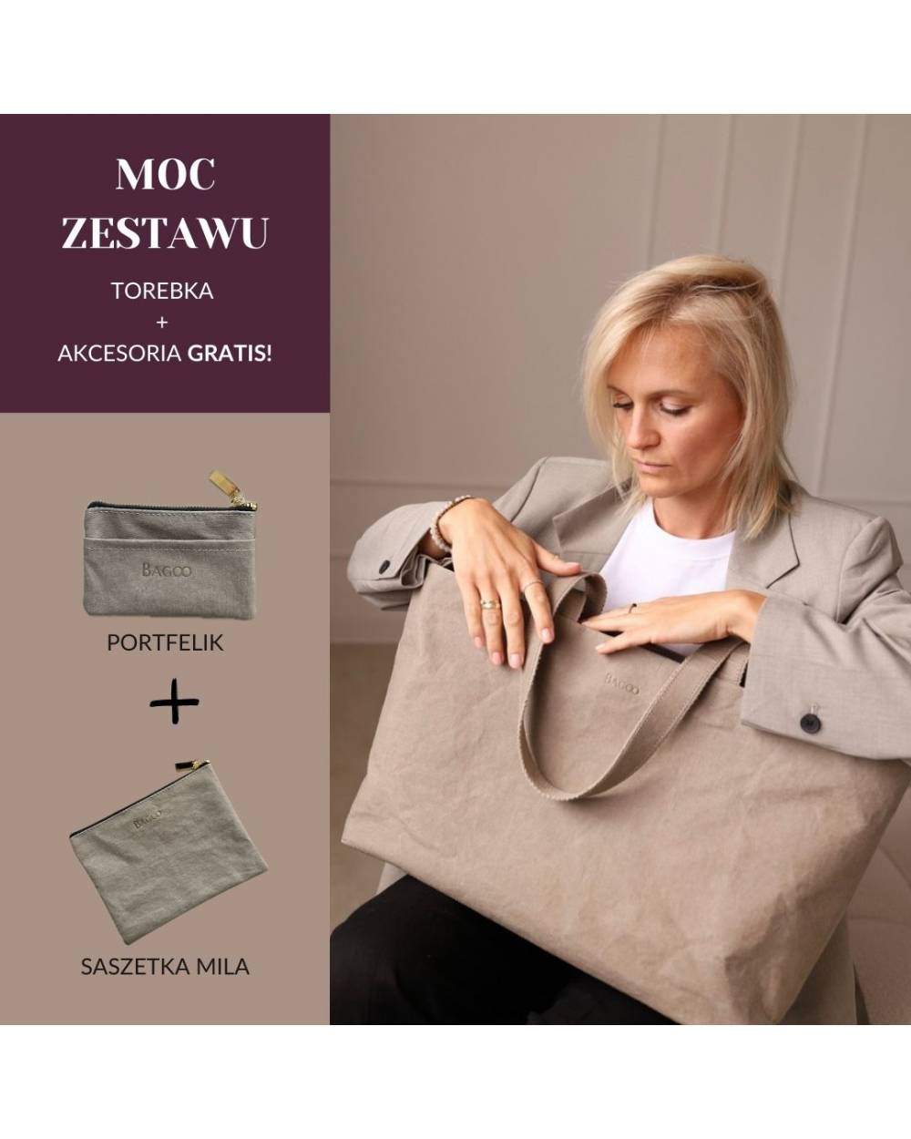 Zestaw 3w1: Shopperka...