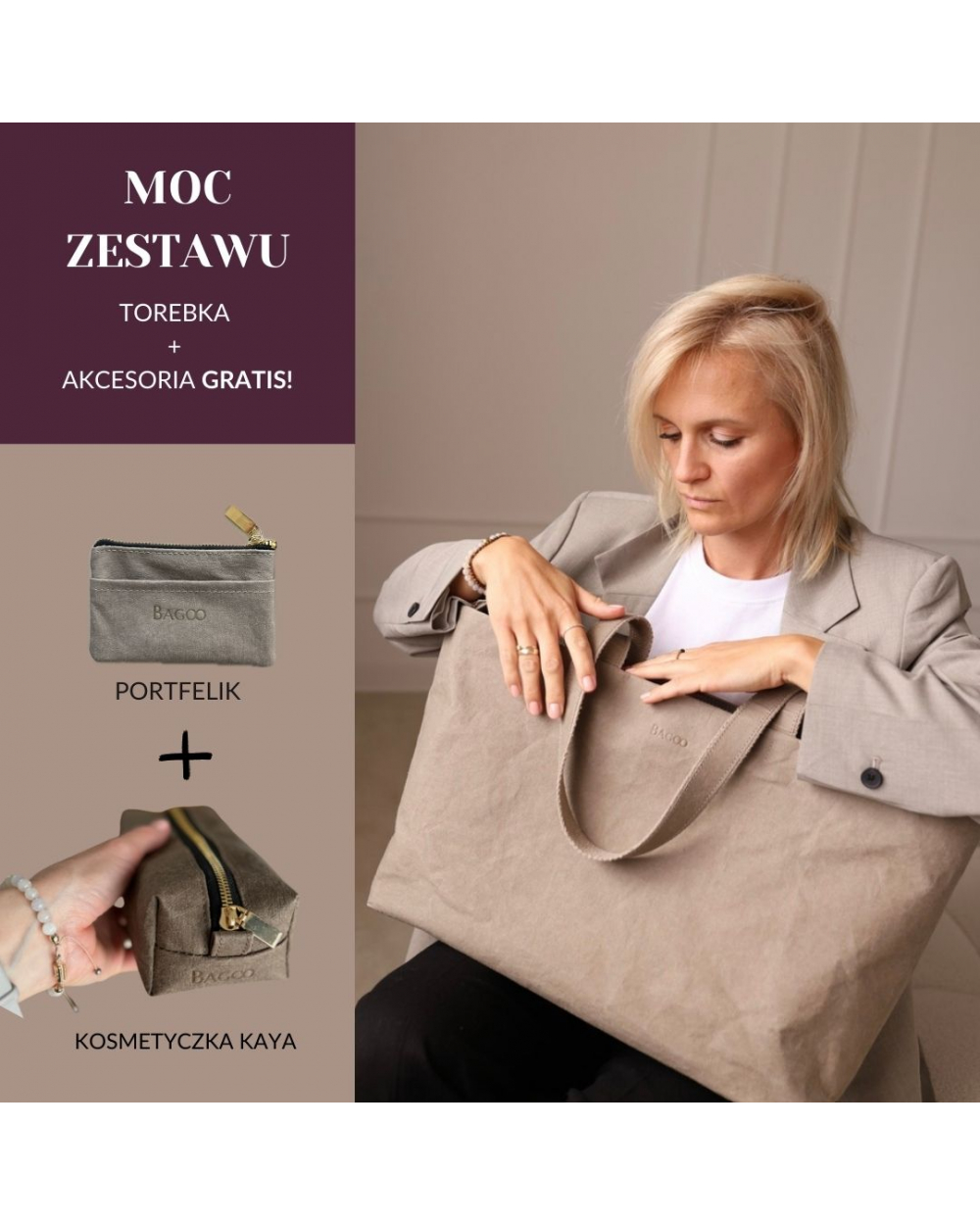 Zestaw 3w1: Shopperka...