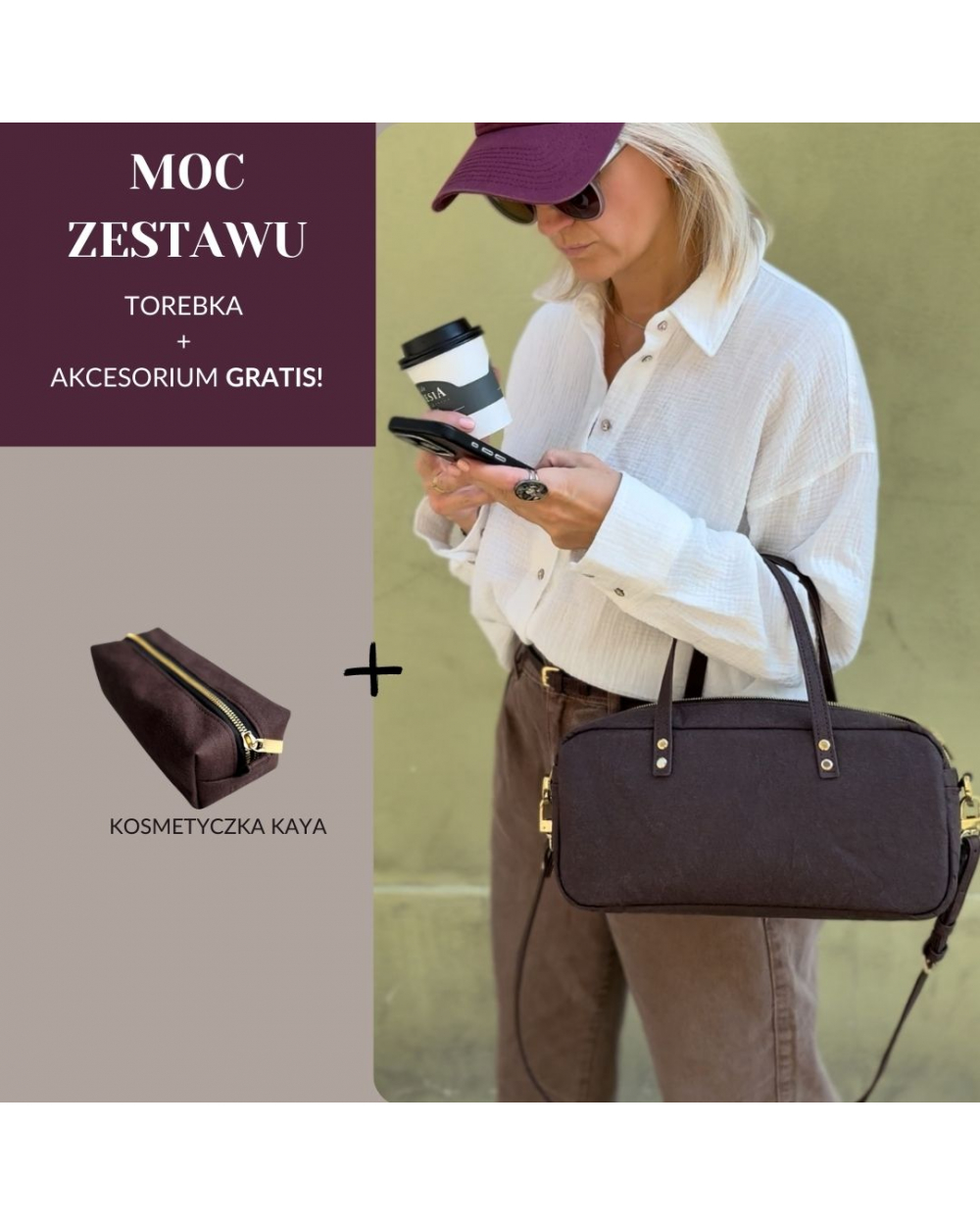 Zestaw 2w1: Torebka Simona...