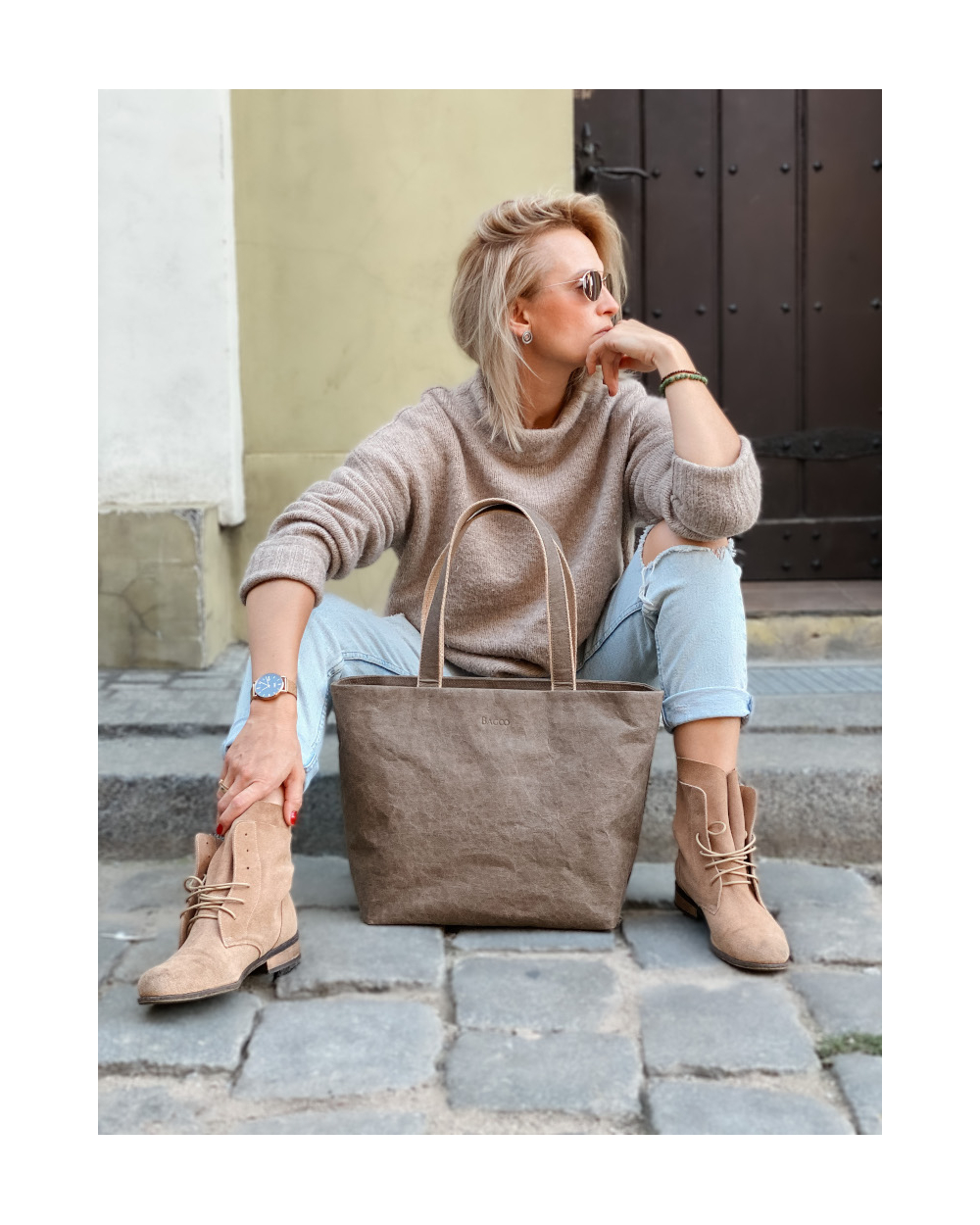 Shopperka ELLY Taupe -...
