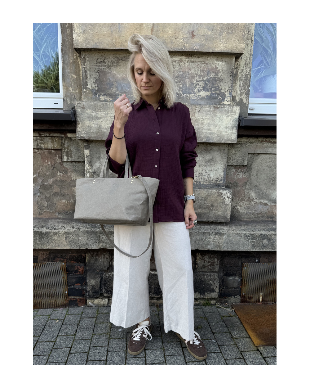 Shopperka GIULIA - beżowa...