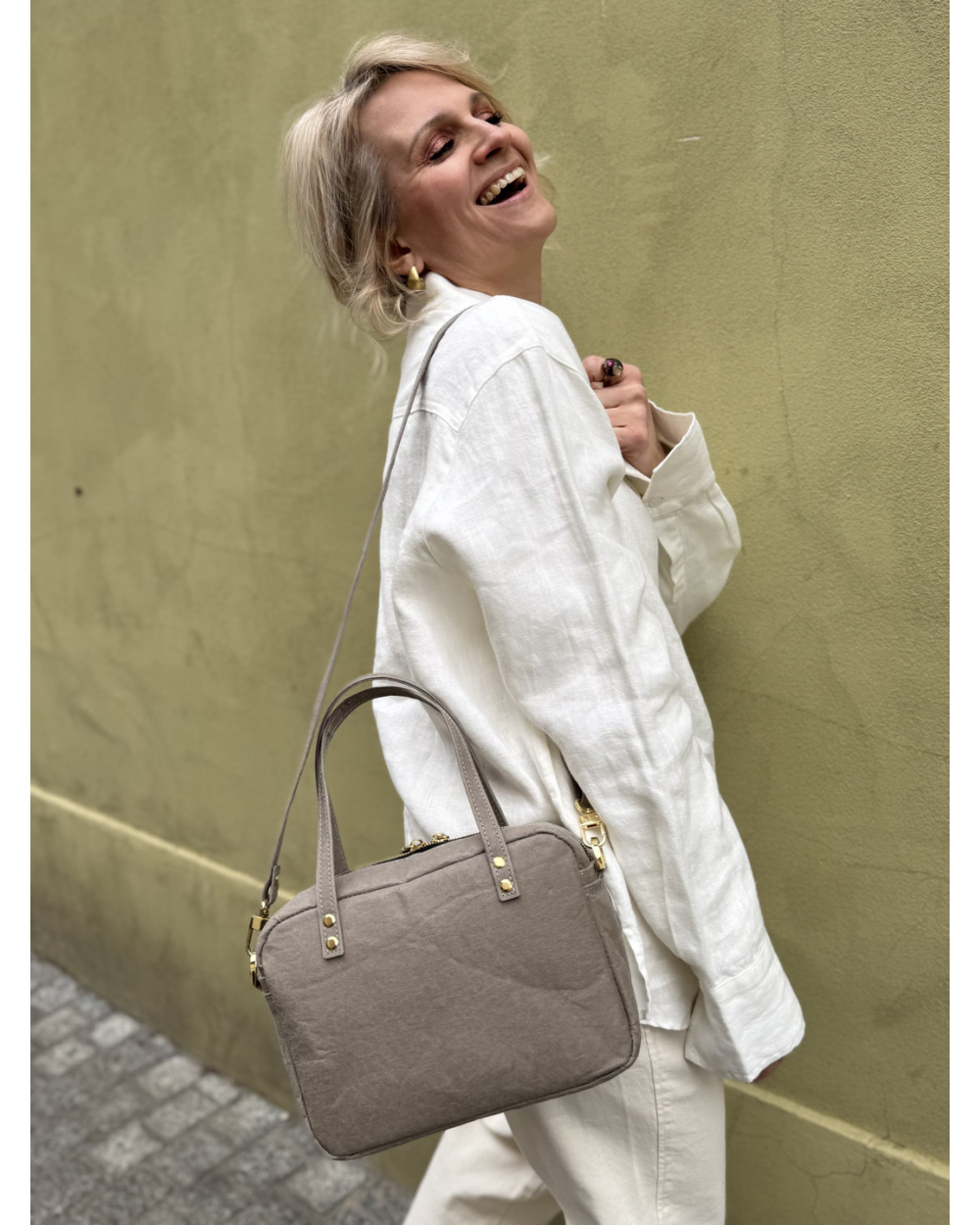 Listonoszka Roma - beżowa...